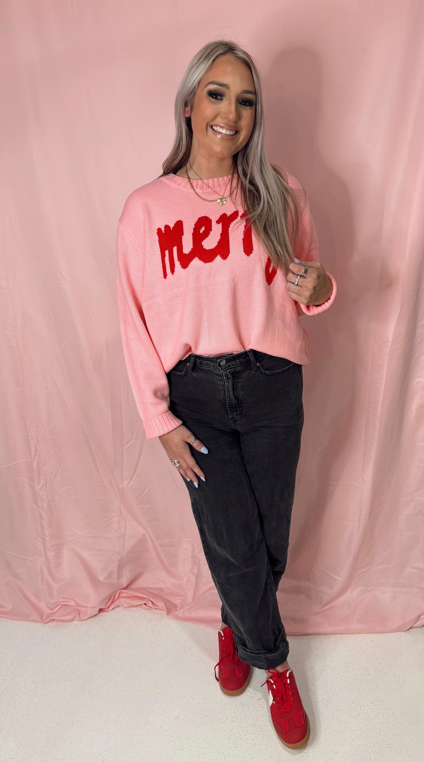 Pink Merry Sweater