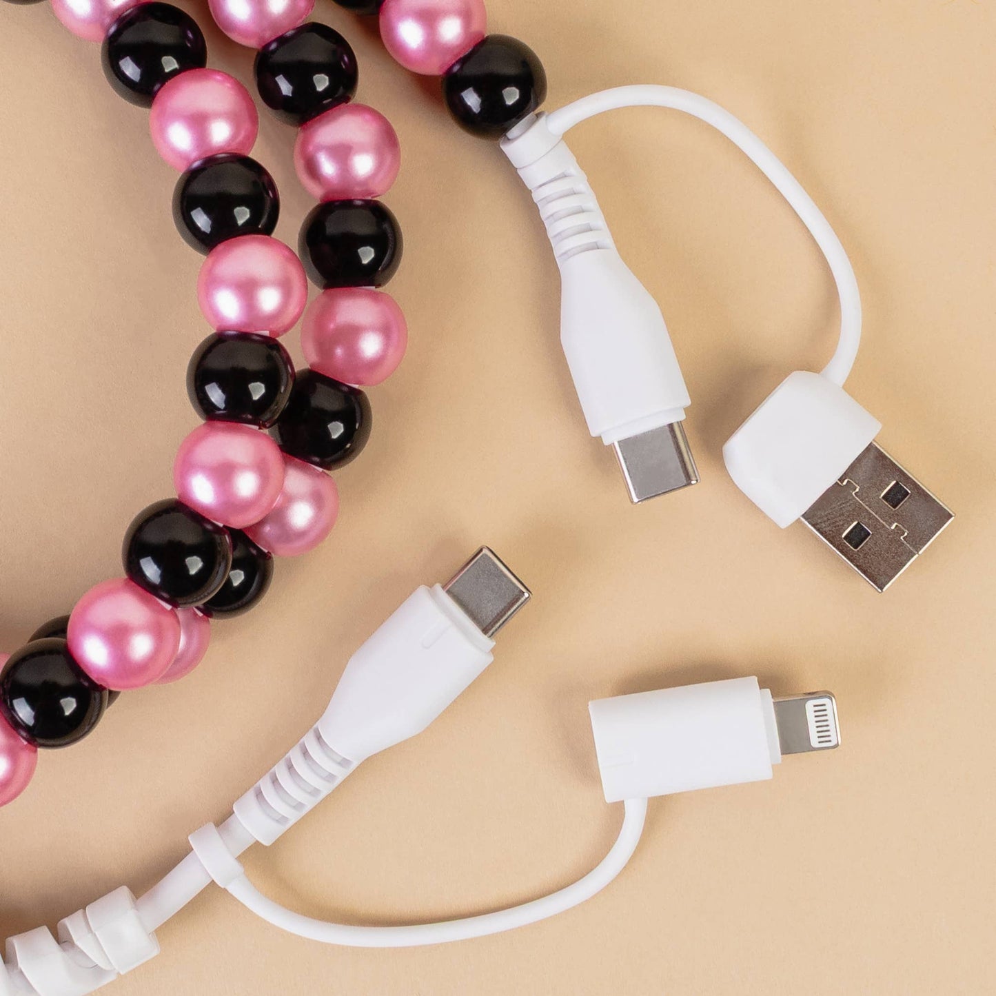 4-in-1 Beaded Charging Cable