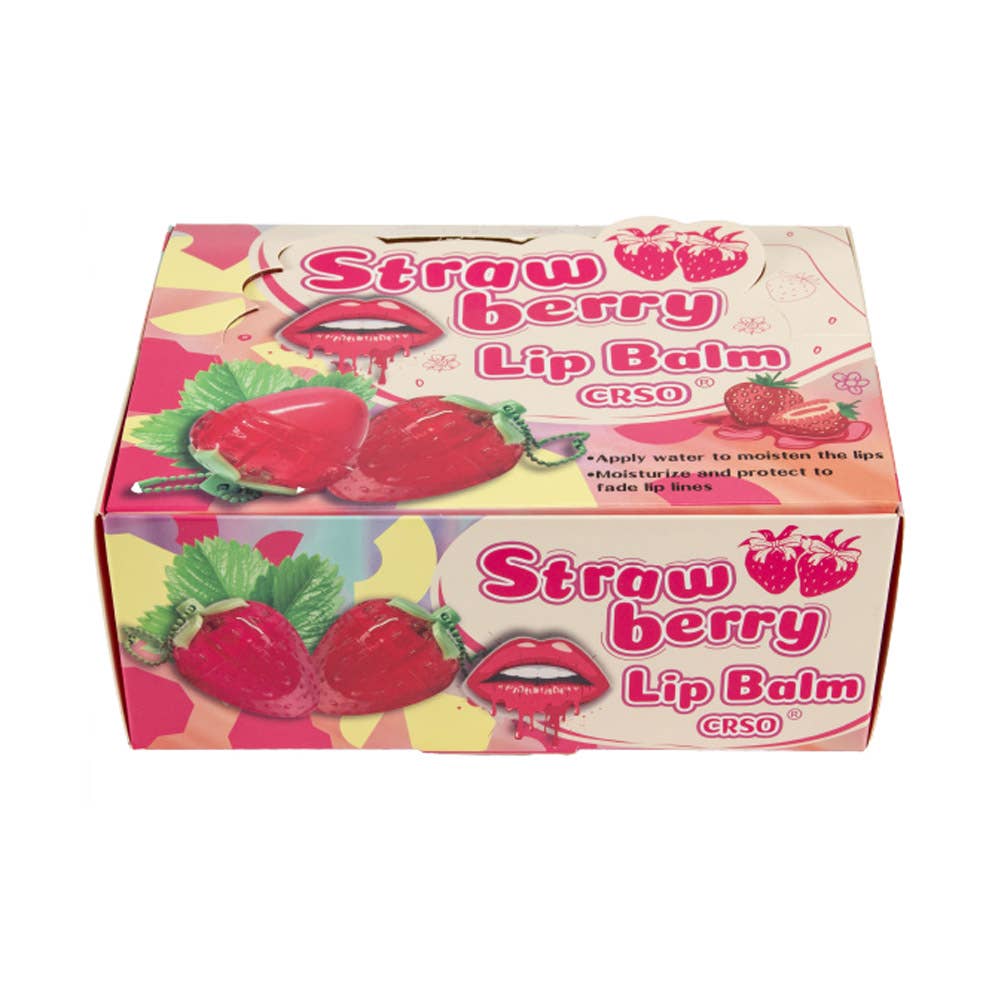 24PCS -  Strawberry Lip Balm