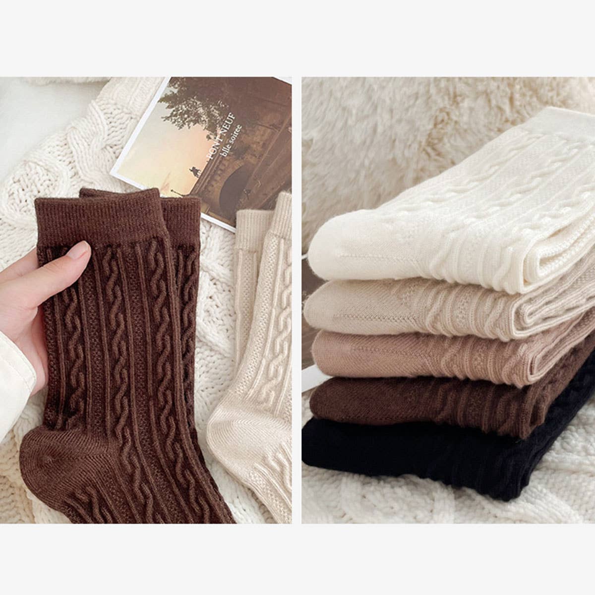 CASHMERE SOCKS FOR WINTER_CREW SOCKS_CWMS0278