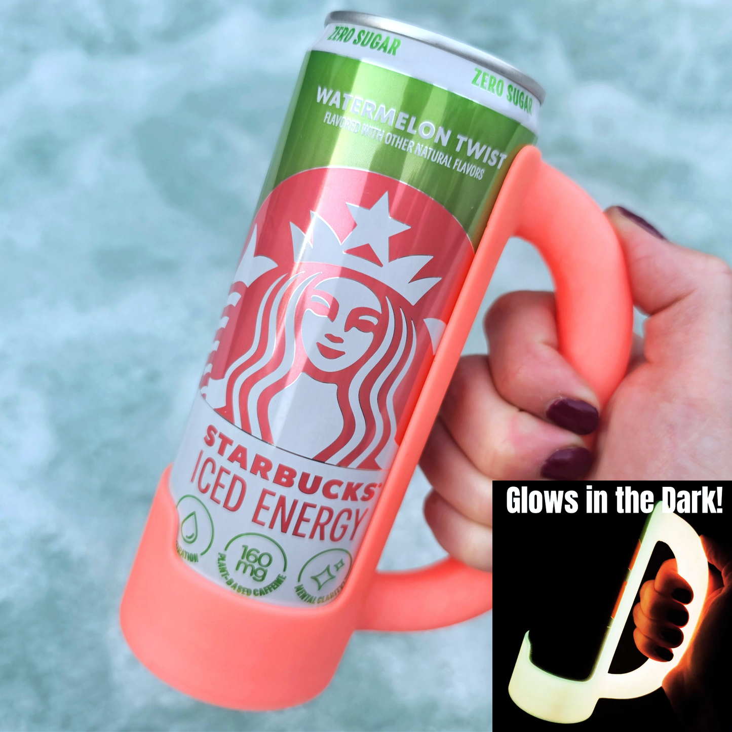 12 oz Slim Can Holder Handle Redbull, Alani Nu, White Claw