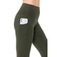 Premium Nylon Activewear Solid Leggings