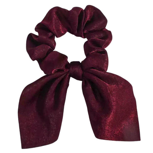 Velvet Satin Bunny Ear Scrunchie