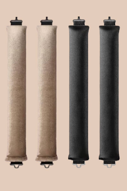 Satin Heatless Hair Curler Curling Flexi Rods Pack