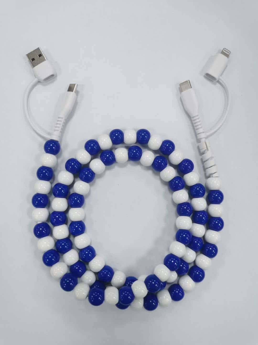 Beaded Phone Charging Cables