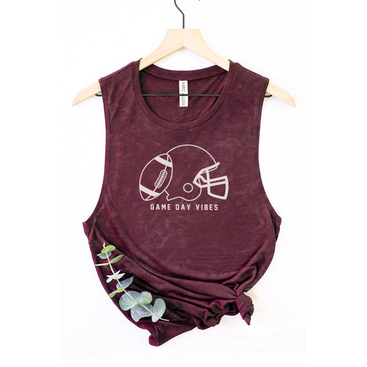 GAME DAY VIBES MINERAL GRAPHIC TANK TOP