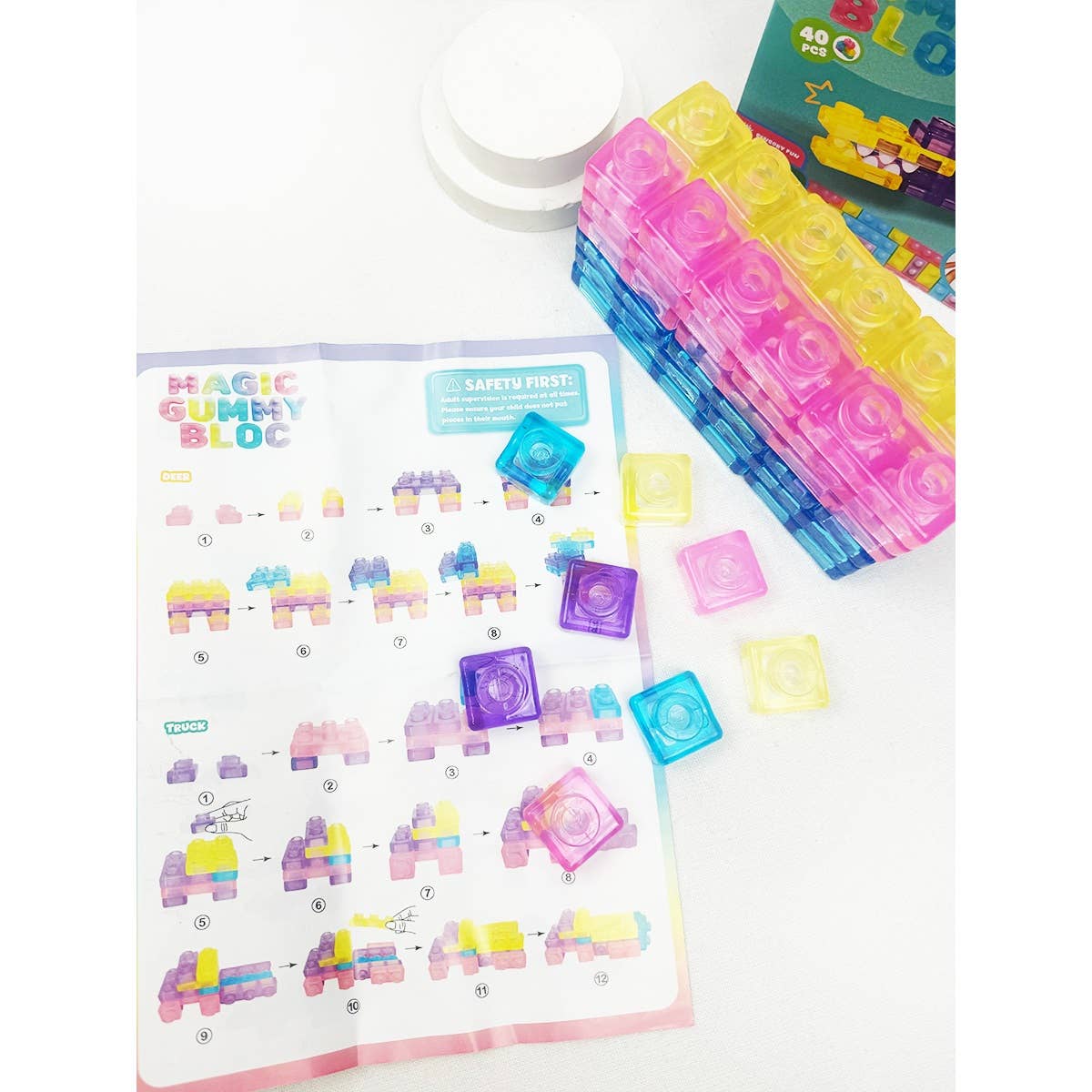 Squishy Gummy Building Blocks