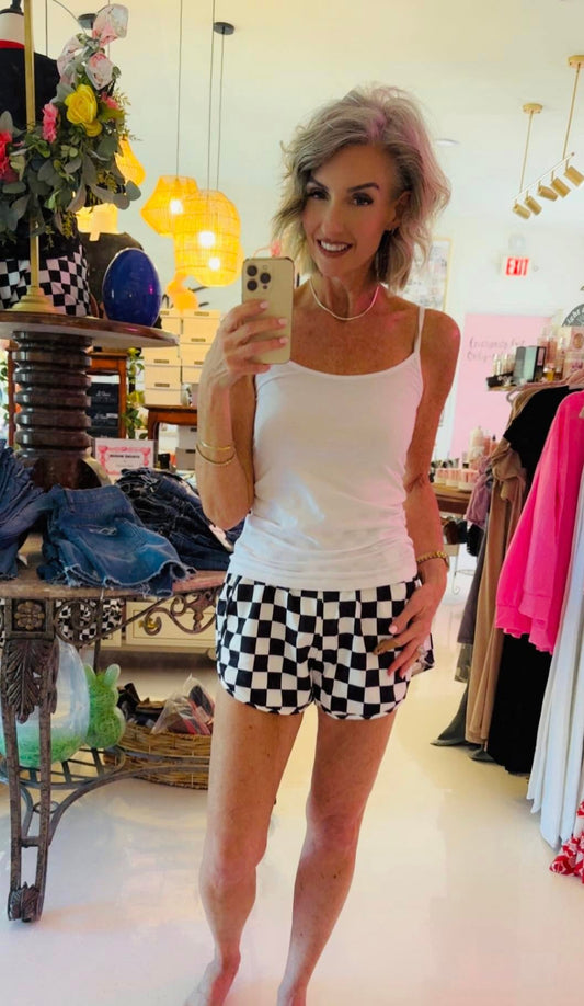Checkerboard Shorts