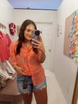 Floral Short Sleeve Buttoned Shirt
