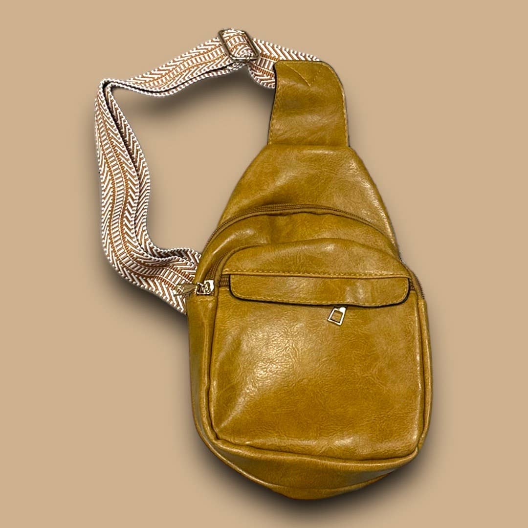 Larissa Sling Bag with Zipper Details
