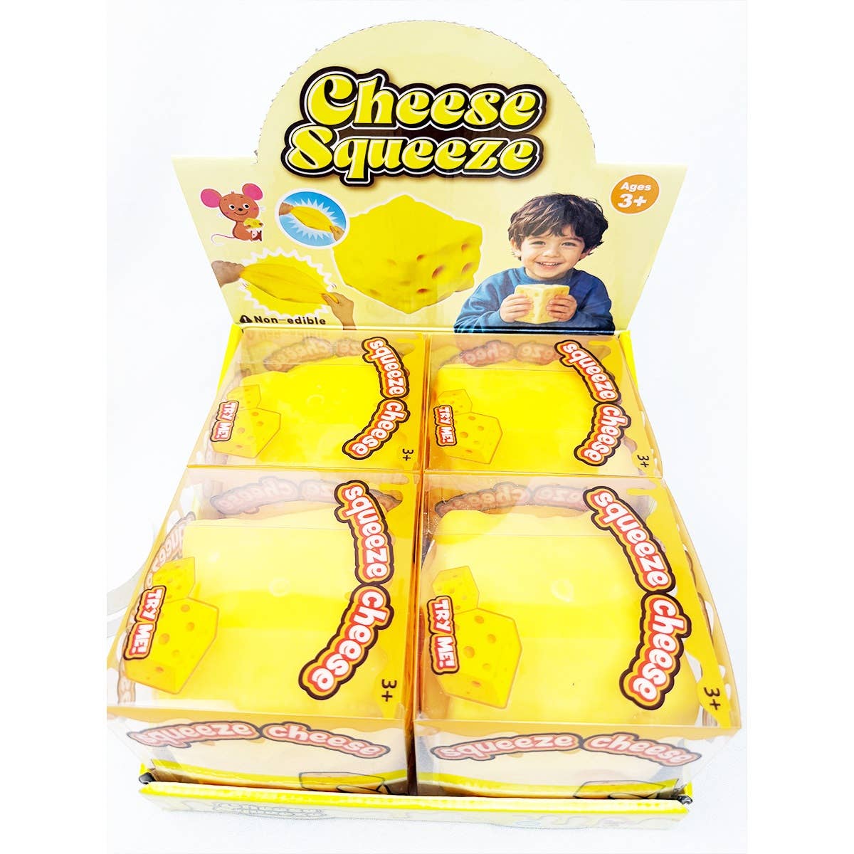 Viral Jumbo Cheese Squishy Toy