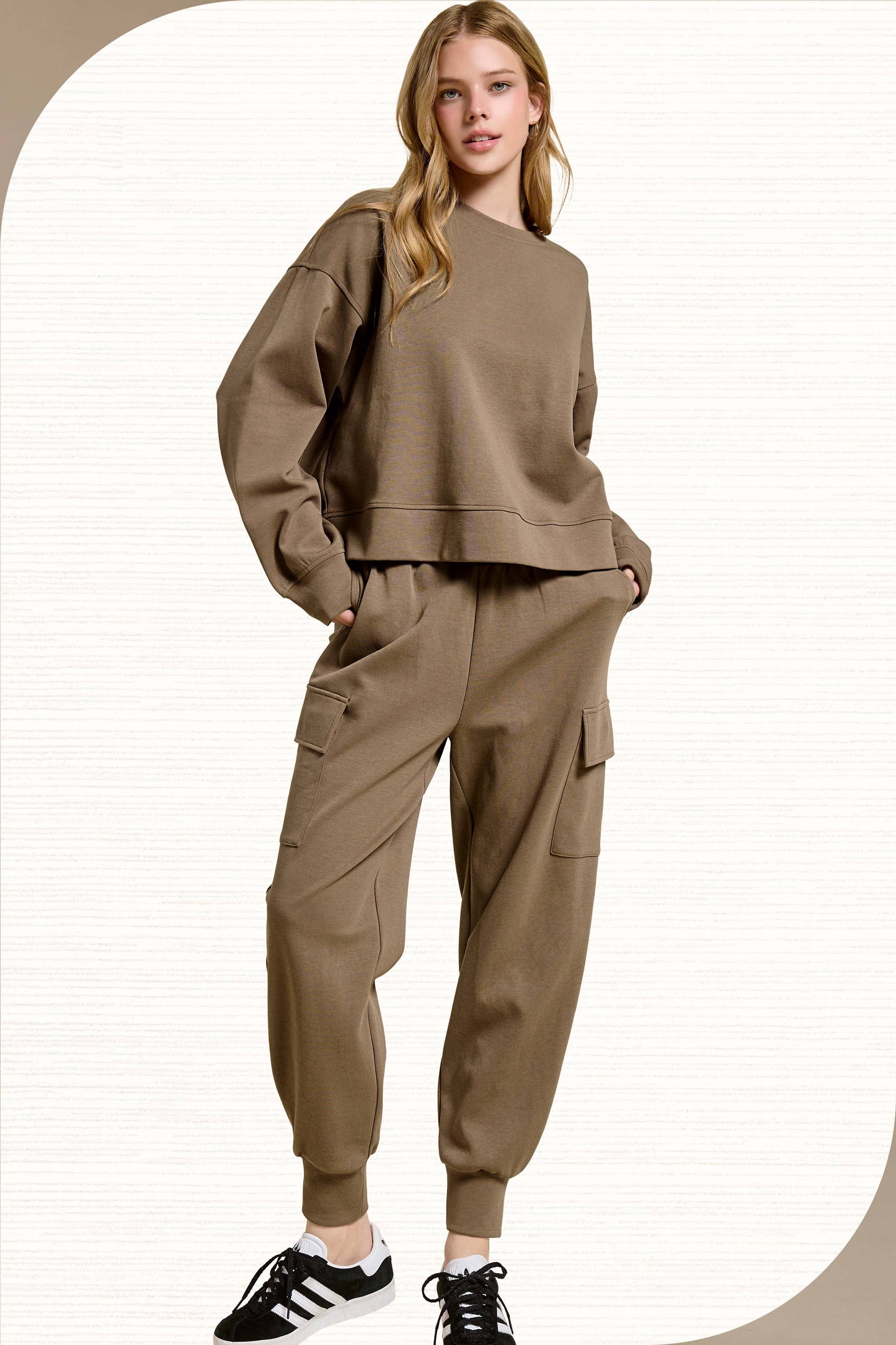 Comfy Loose Fit Sporty Everyday Activewear Set