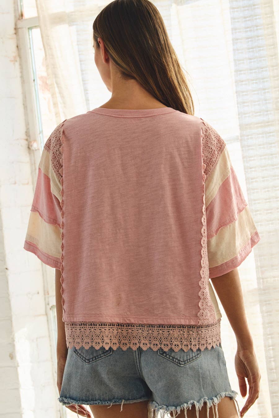 Washed Vintage Short-sleeve Top