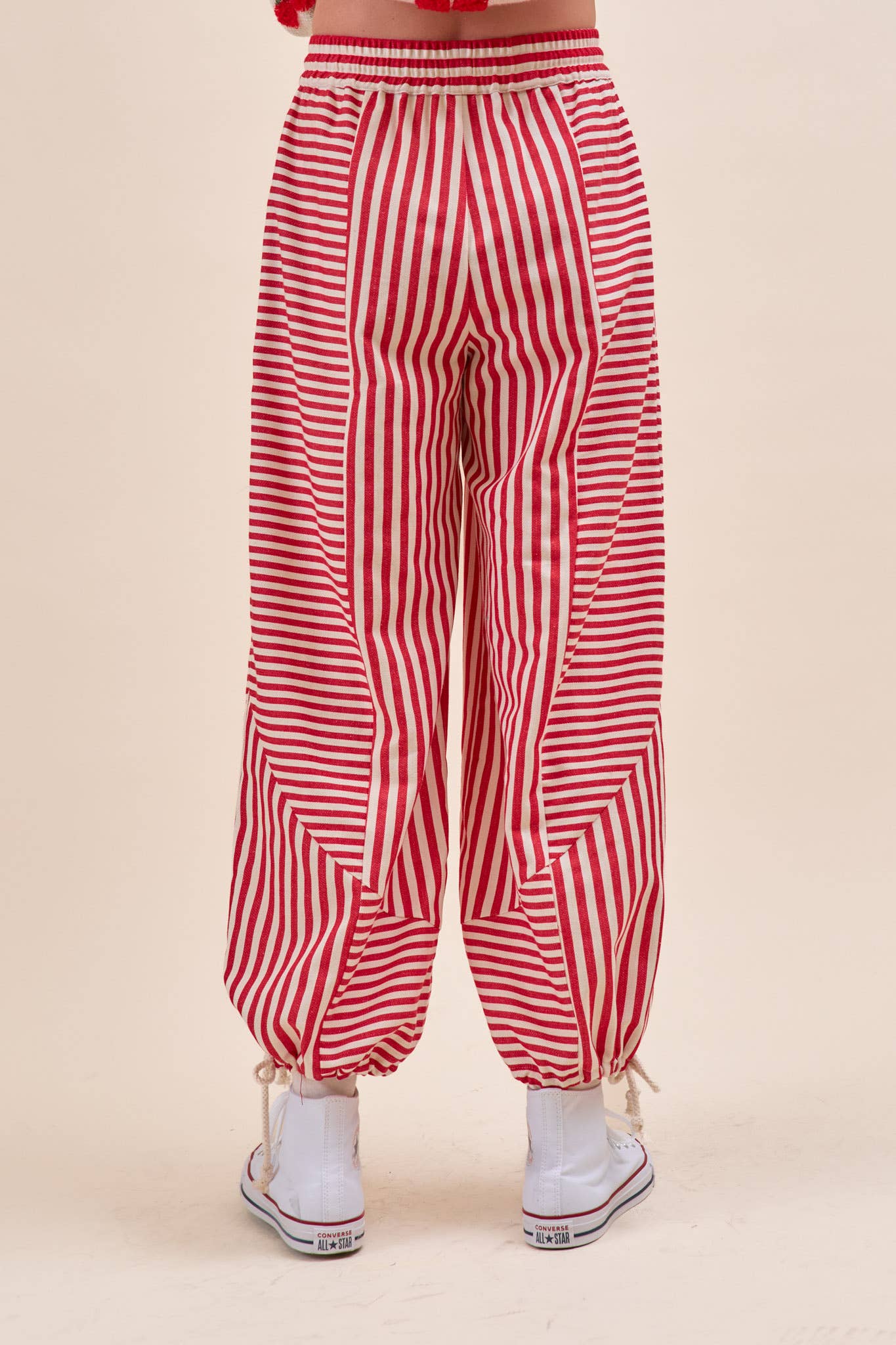 MIXED STRIPES PARACHUTE PANTS