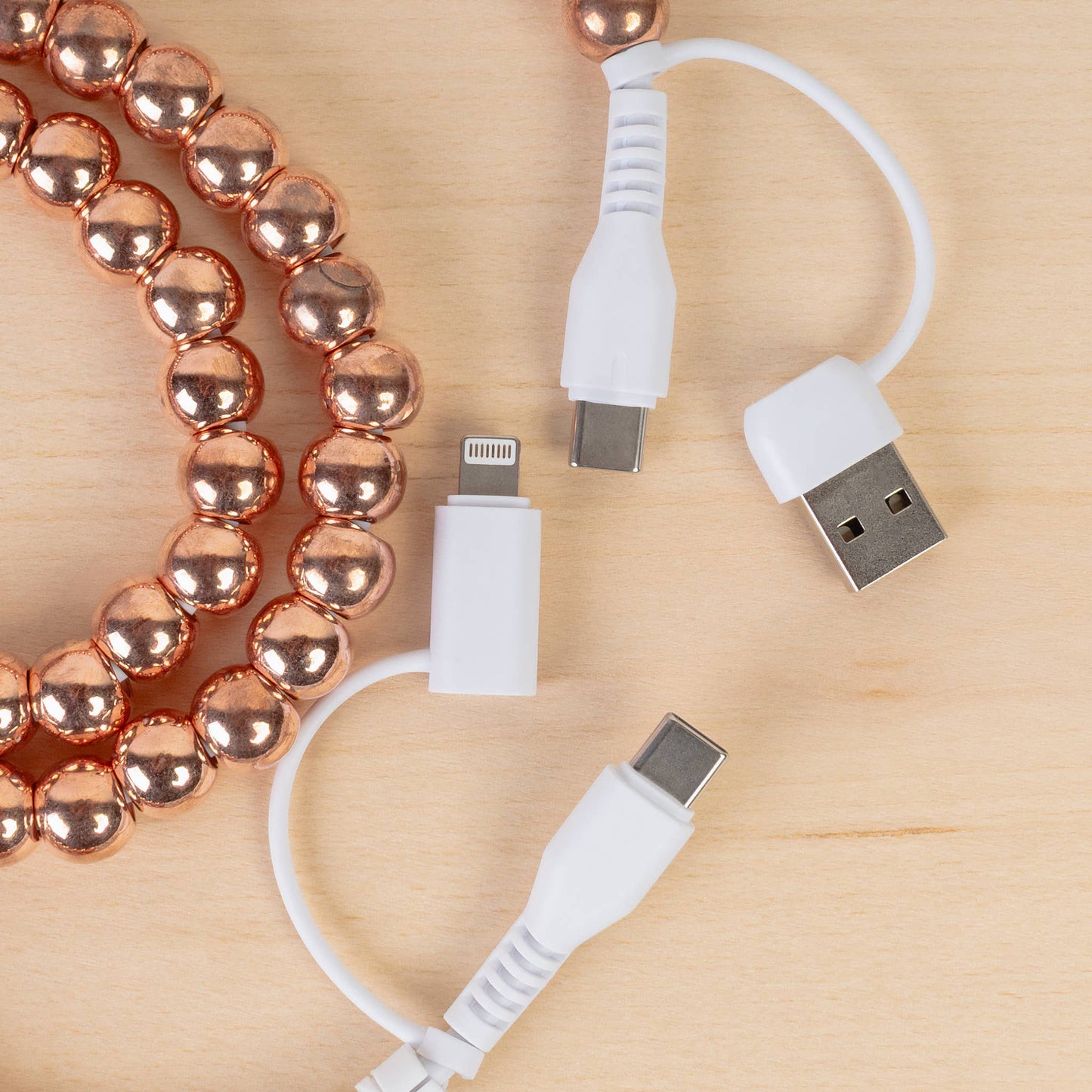 4-in-1 Beaded Charging Cable