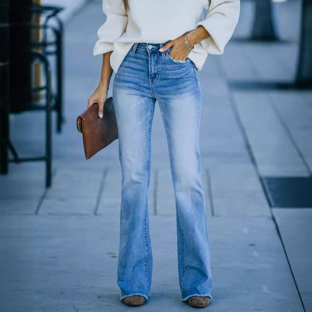2025 Trendy Flared Jeans Hottest Bestseller