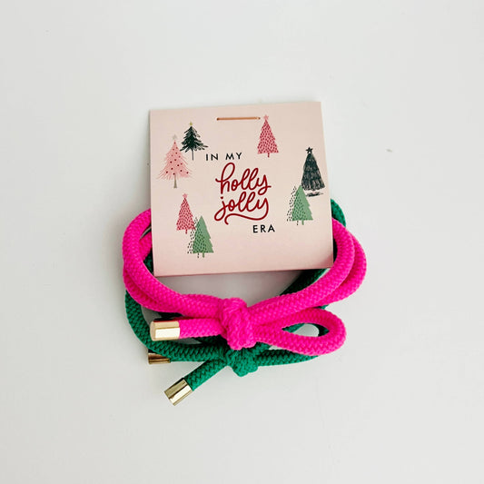 Holiday Thank You Gift Christmas Hair Tie Stocking Stuffers