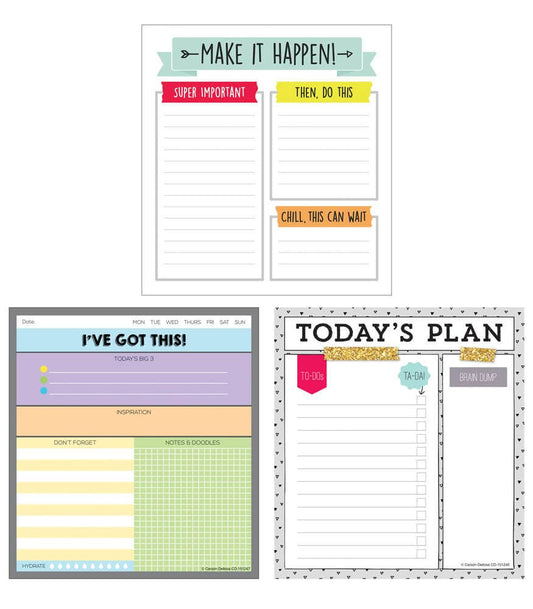 To Do List Variety Notepad Set