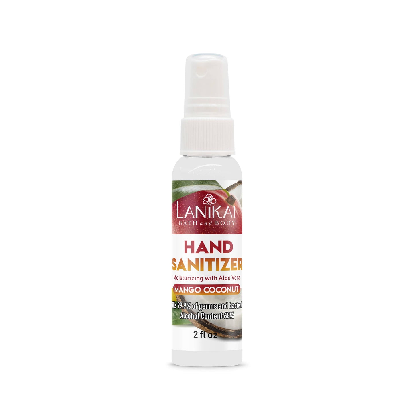 Natural Hand Sanitizer Mist - 2 oz Travel Size
