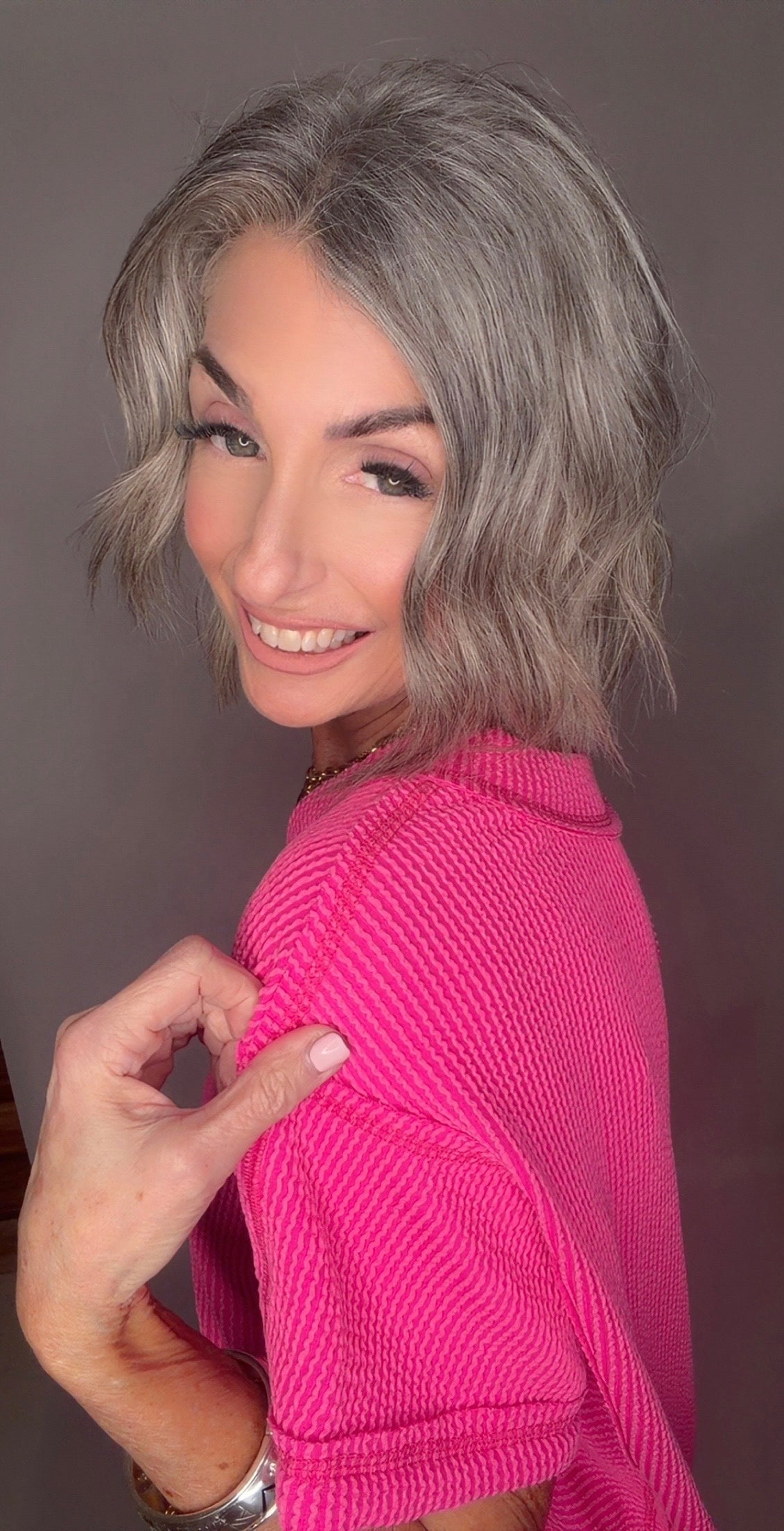 Soft Casual Comfy Textured Ribbed Knit Top