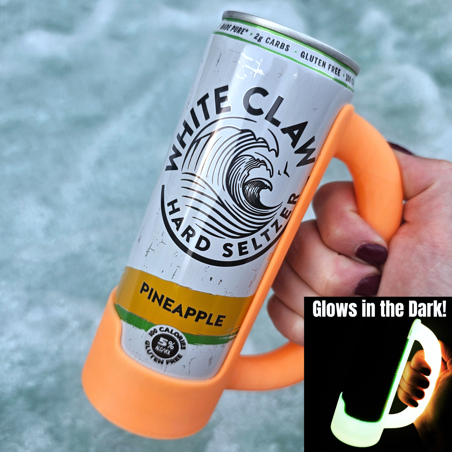 12 oz Slim Can Holder Handle Redbull, Alani Nu, White Claw