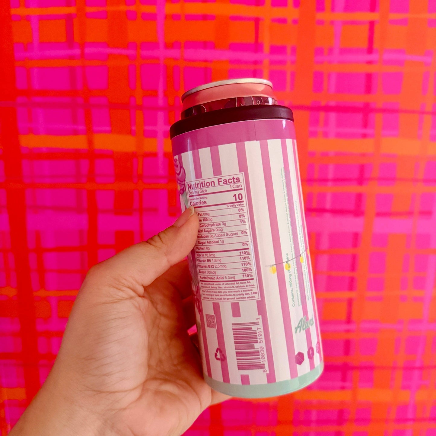 Slim Can Cooler, Cotton Candy Energy Drink