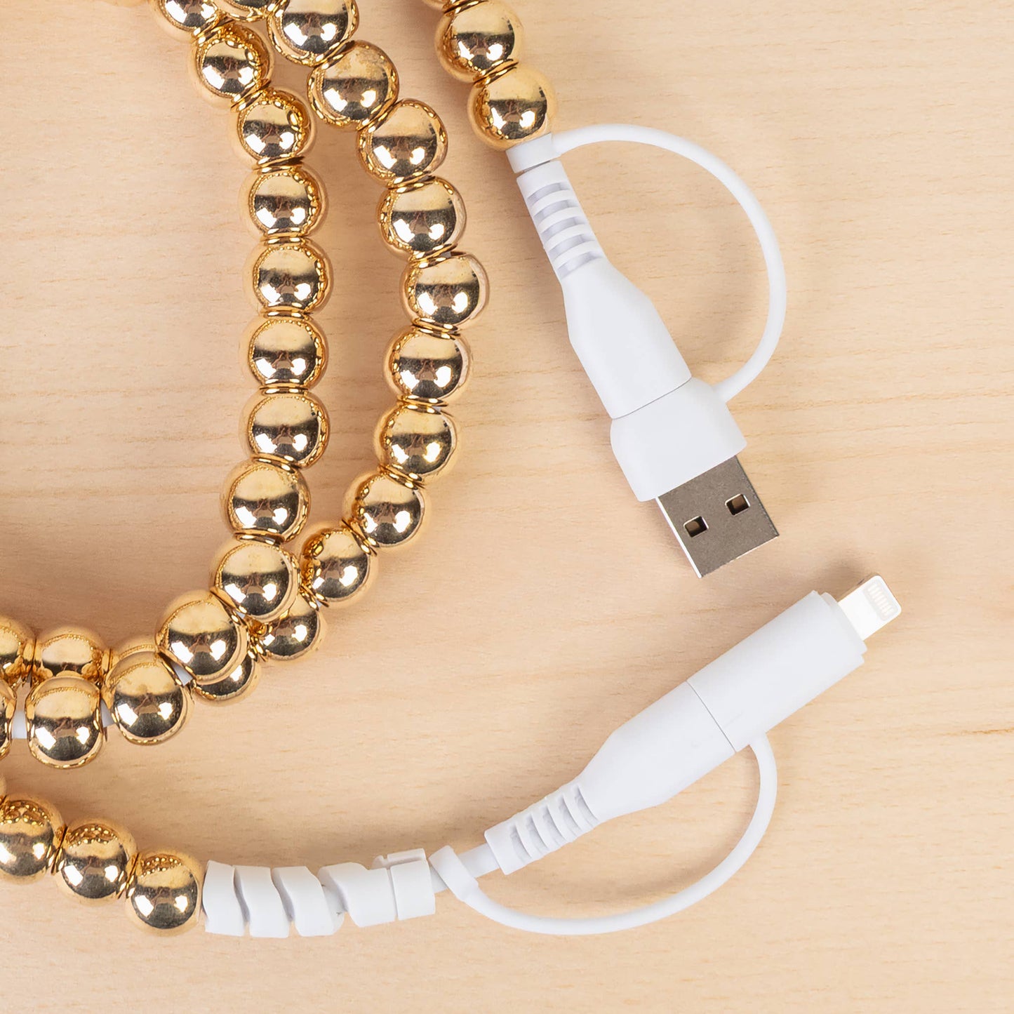 4-in-1 Beaded Charging Cable 