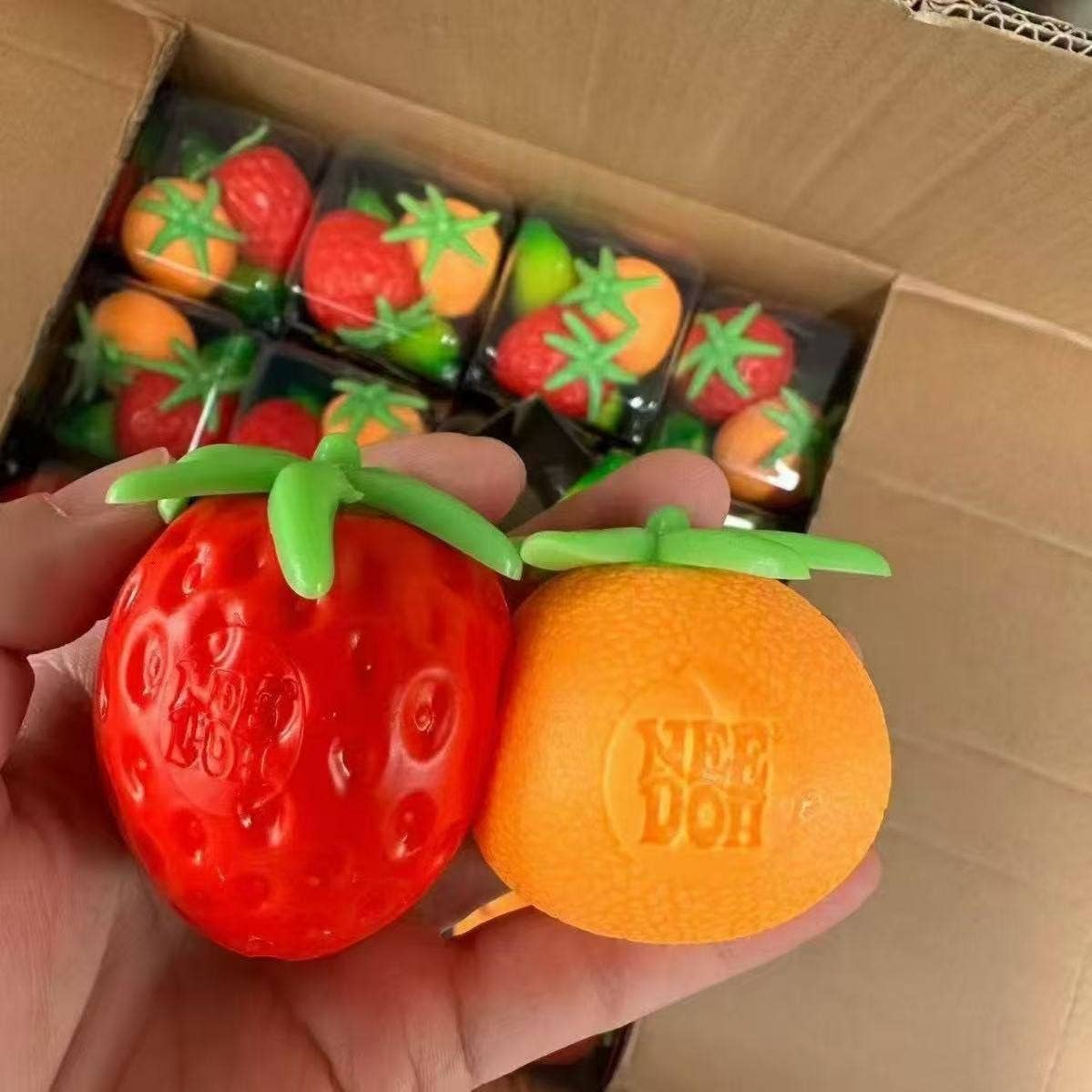 Fruit Party TPR Squishy Toy Set