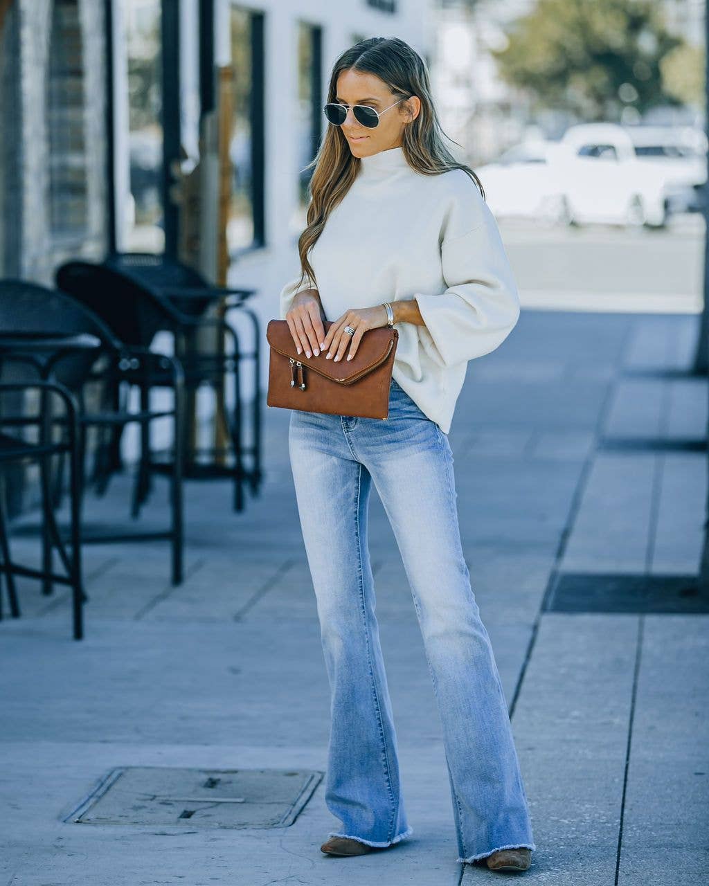 2025 Trendy Flared Jeans Hottest Bestseller