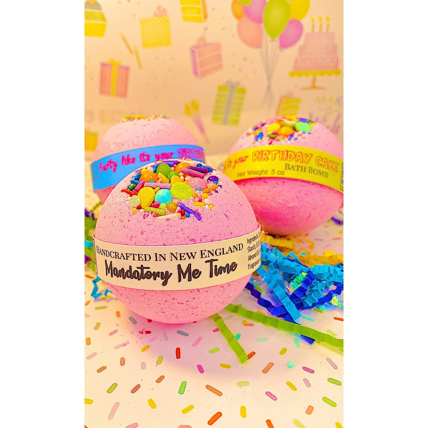 Birthday Cake Bath Bomb