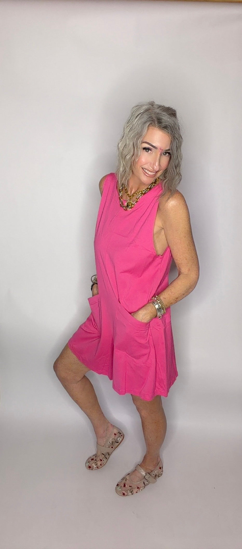 Sleeveless Casual Jumpsuit Shorts For Relaxed Style