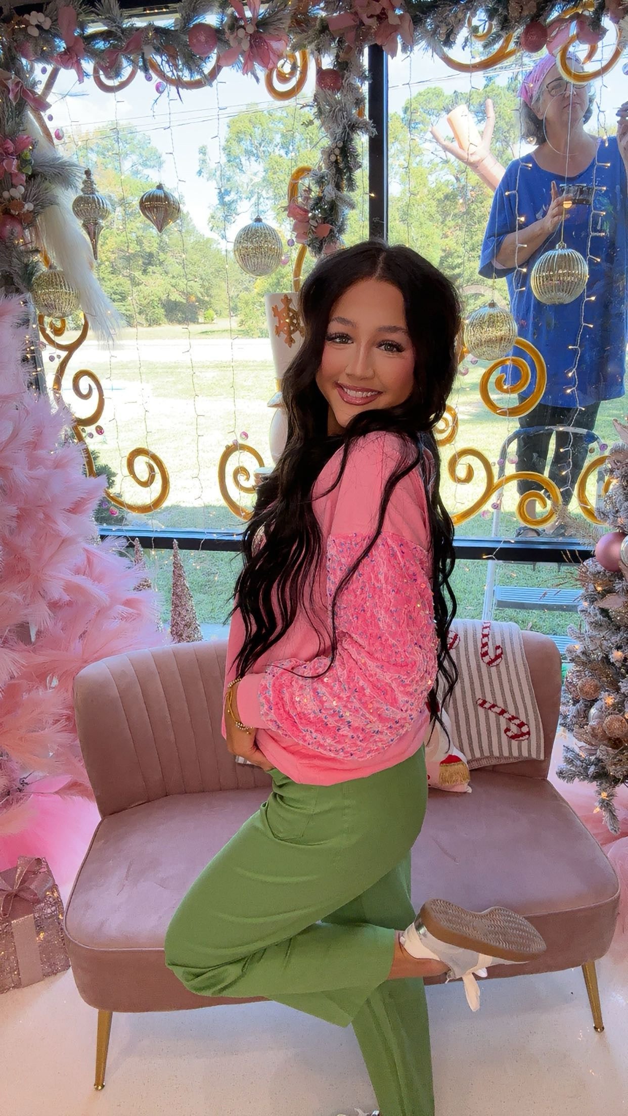 Sequins christmas sweatshirt