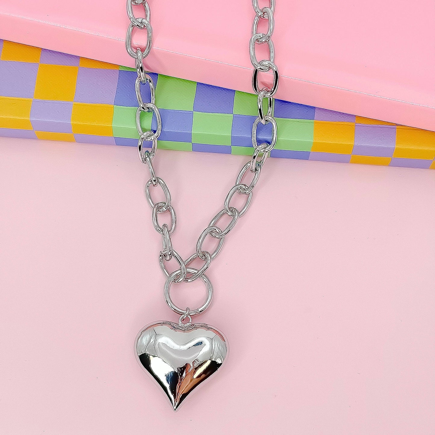 Heartbreaker Silver Chain