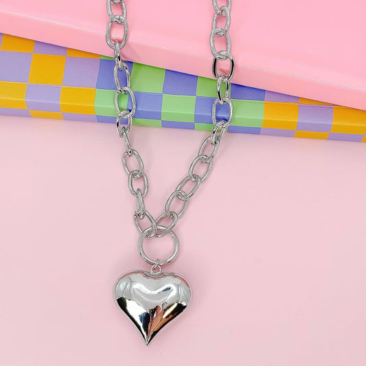 Heartbreaker Silver Chain