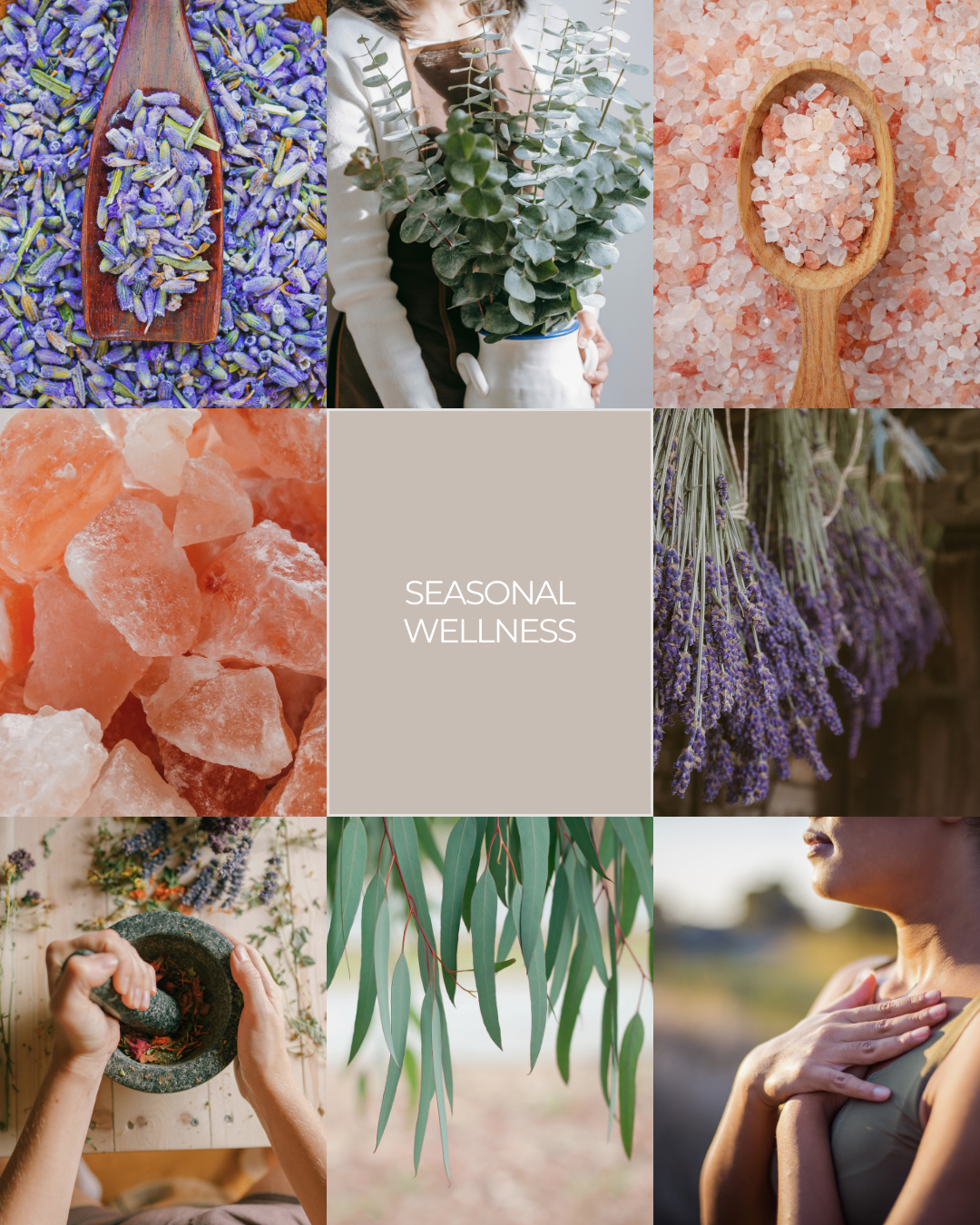 Sinus Relief Pillow Eucalyptus, Lavender + Himalayan Salt