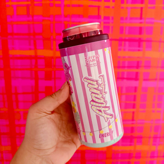 Slim Can Cooler, Cotton Candy Energy Drink
