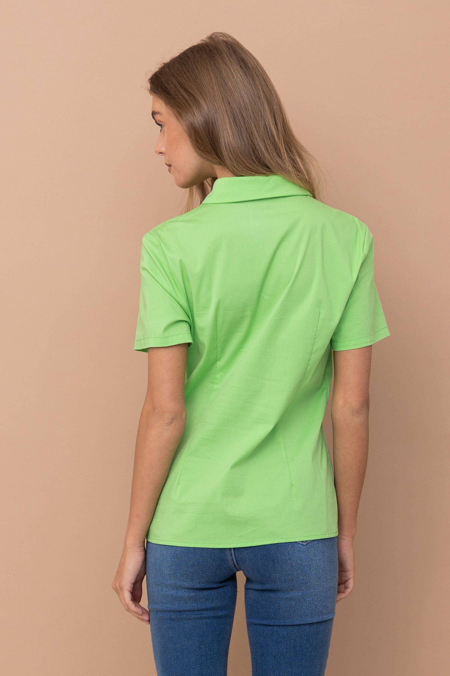 Stretch Poplin Short Sleeve Shirt