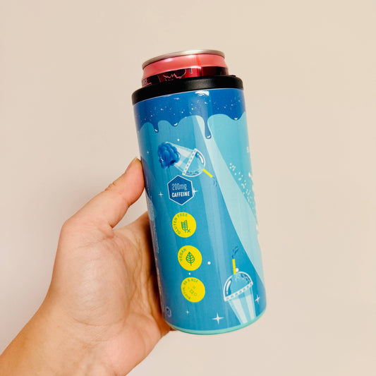 Slim Can Cooler, Blue Energy