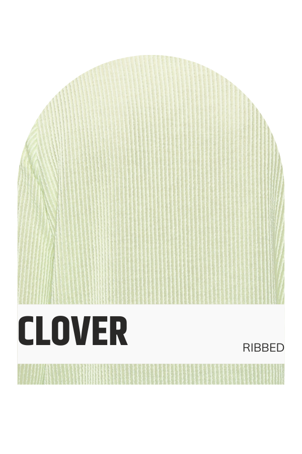 L/S RIBBED ROUND NECK TOP WITH POCKET