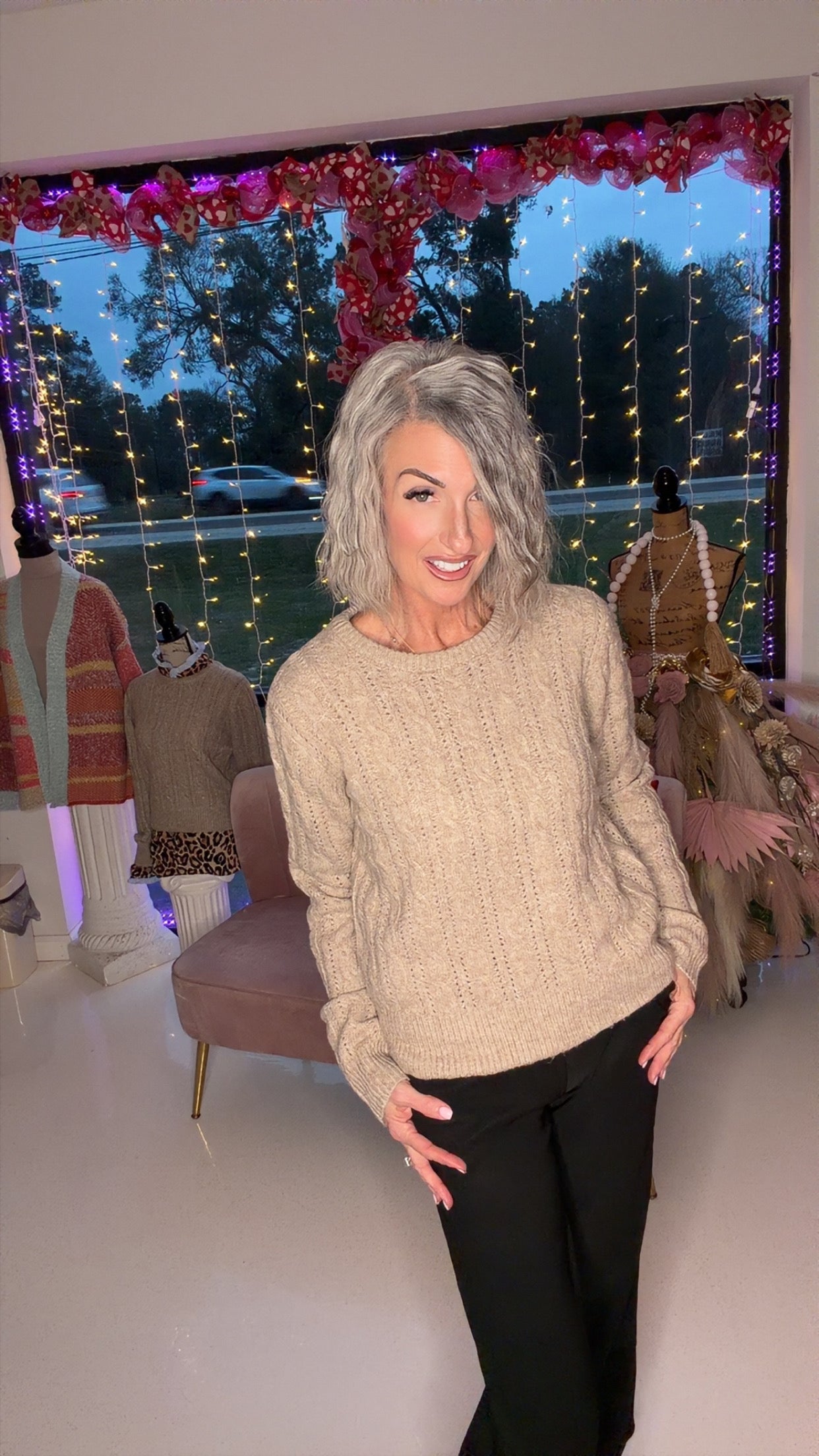 Cable Knit Sweater