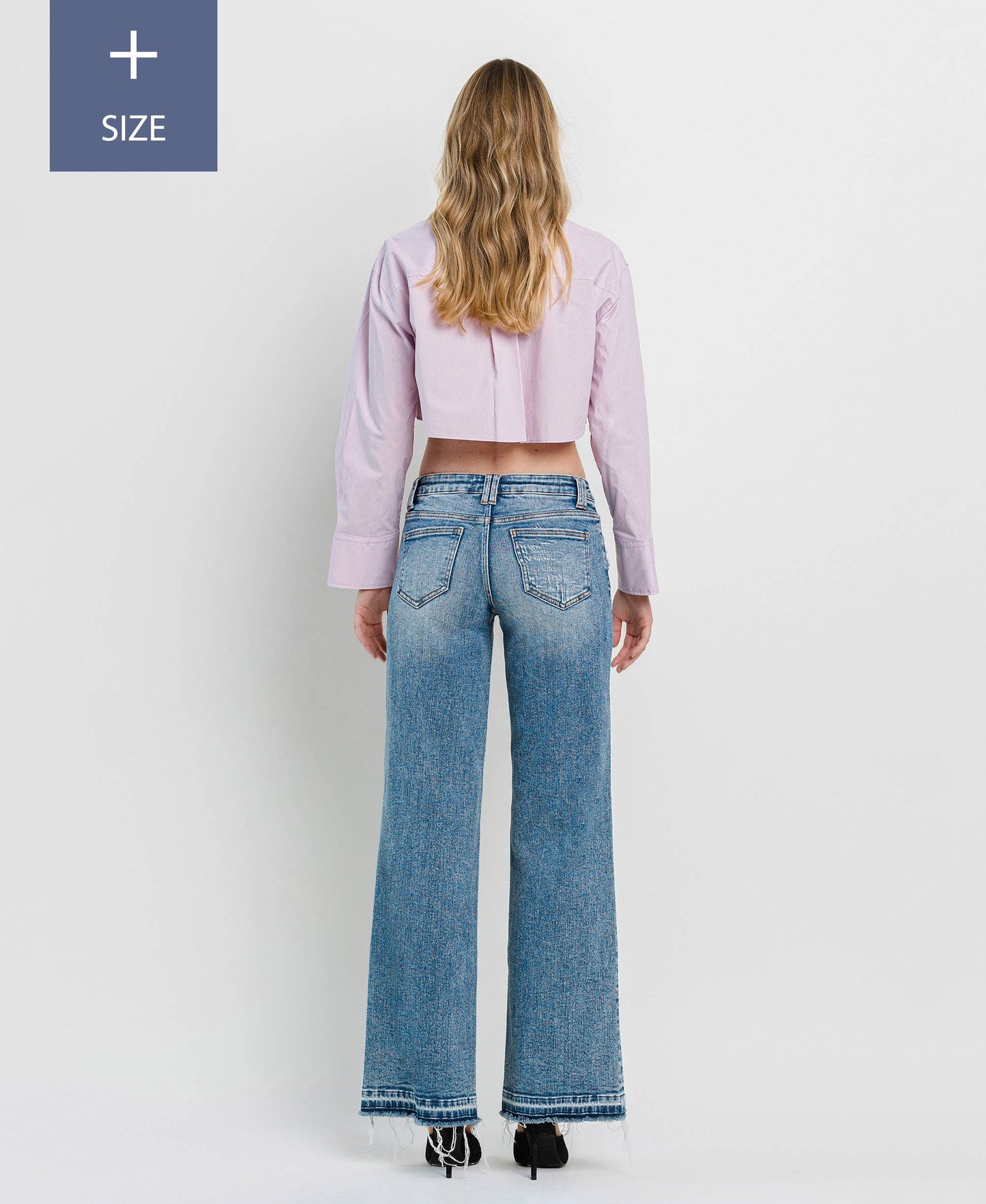 PLUS SIZE TUMMY CONTROL HIGH RISE WIDE LEG