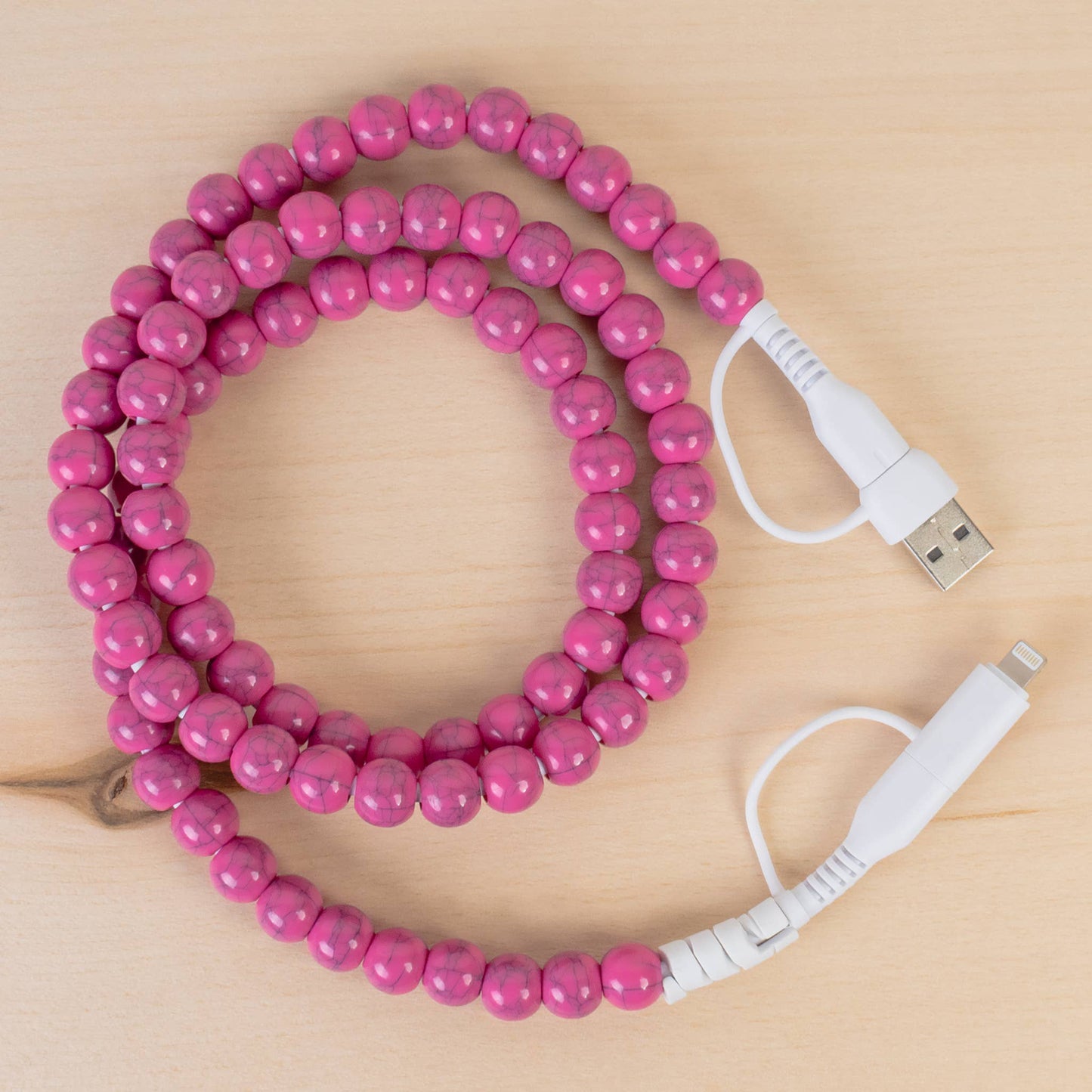 4-in-1 Beaded Charging Cable 