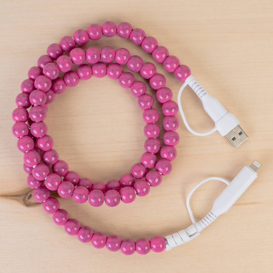 4-in-1 Beaded Charging Cable 