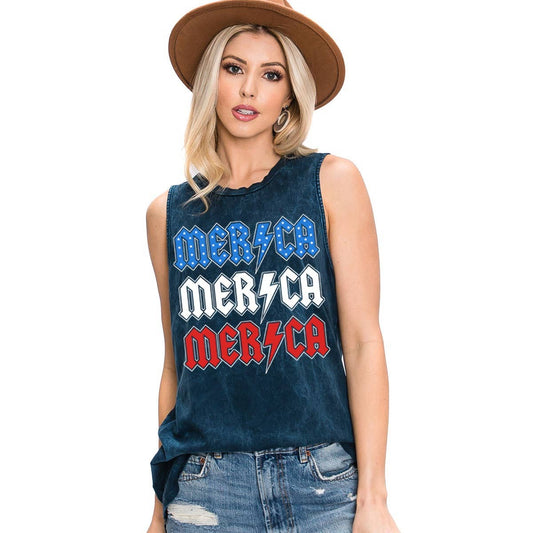 MERICA  GRAPHIC TANK TOP