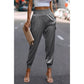 Elastic High Waist Sweatpants Sporty Pocket Pants