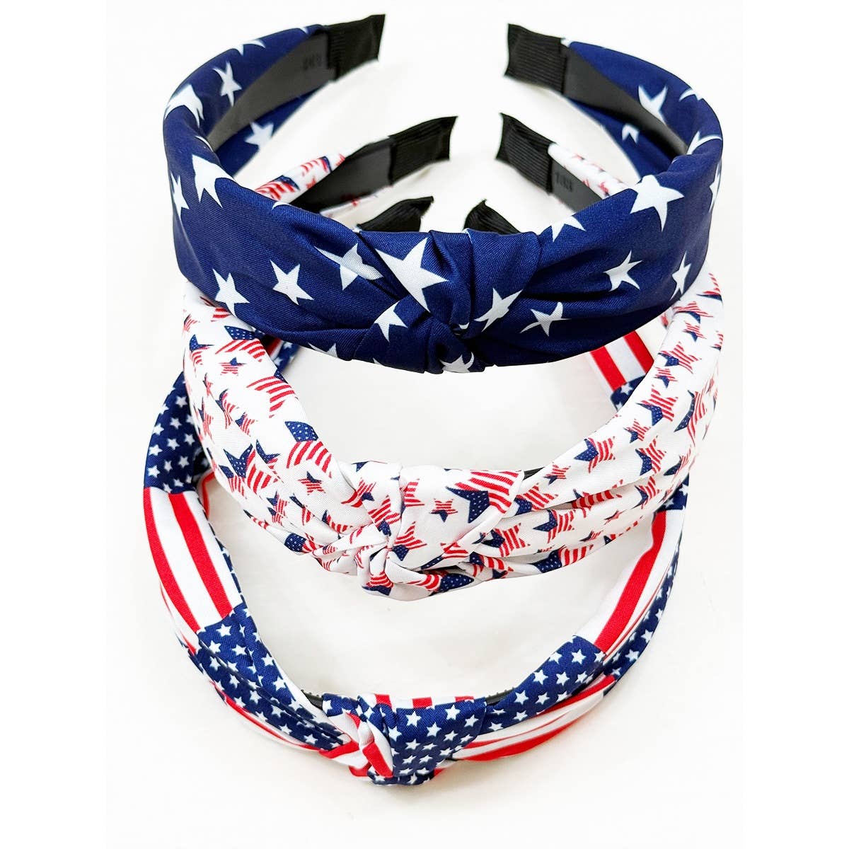 USA Flag American Patriotic Twisted  Headband