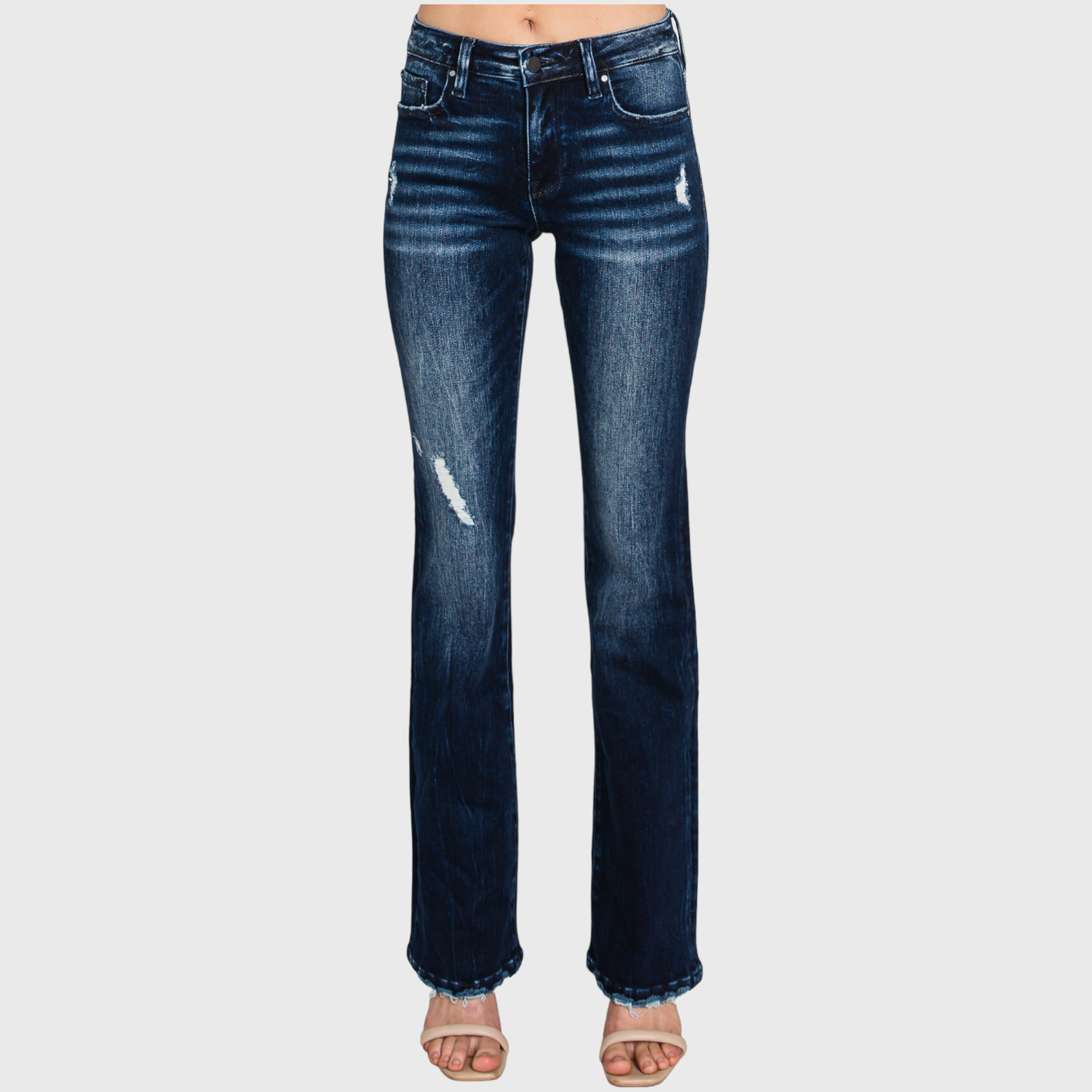 Petra DK MID RISE STRETCH CLASSIC BOOTCUT JEANS