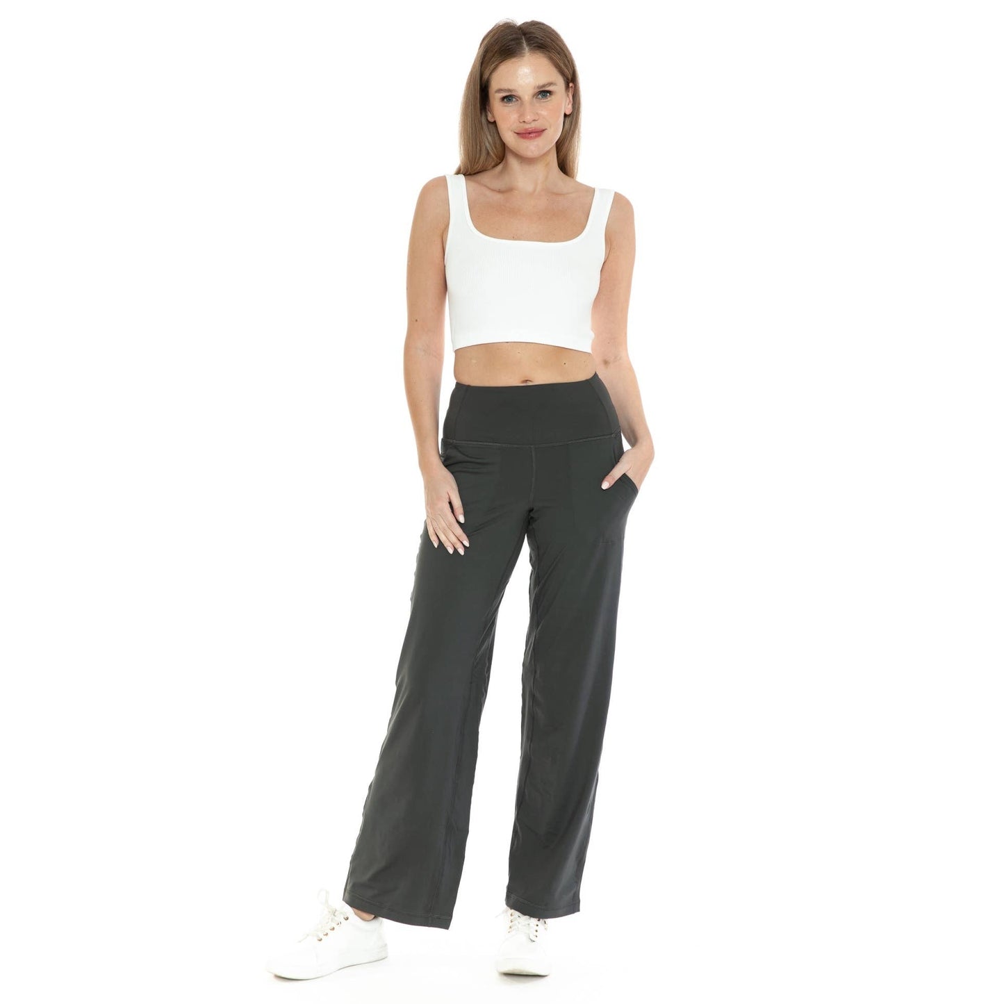 Wide Leg Activewear Pants