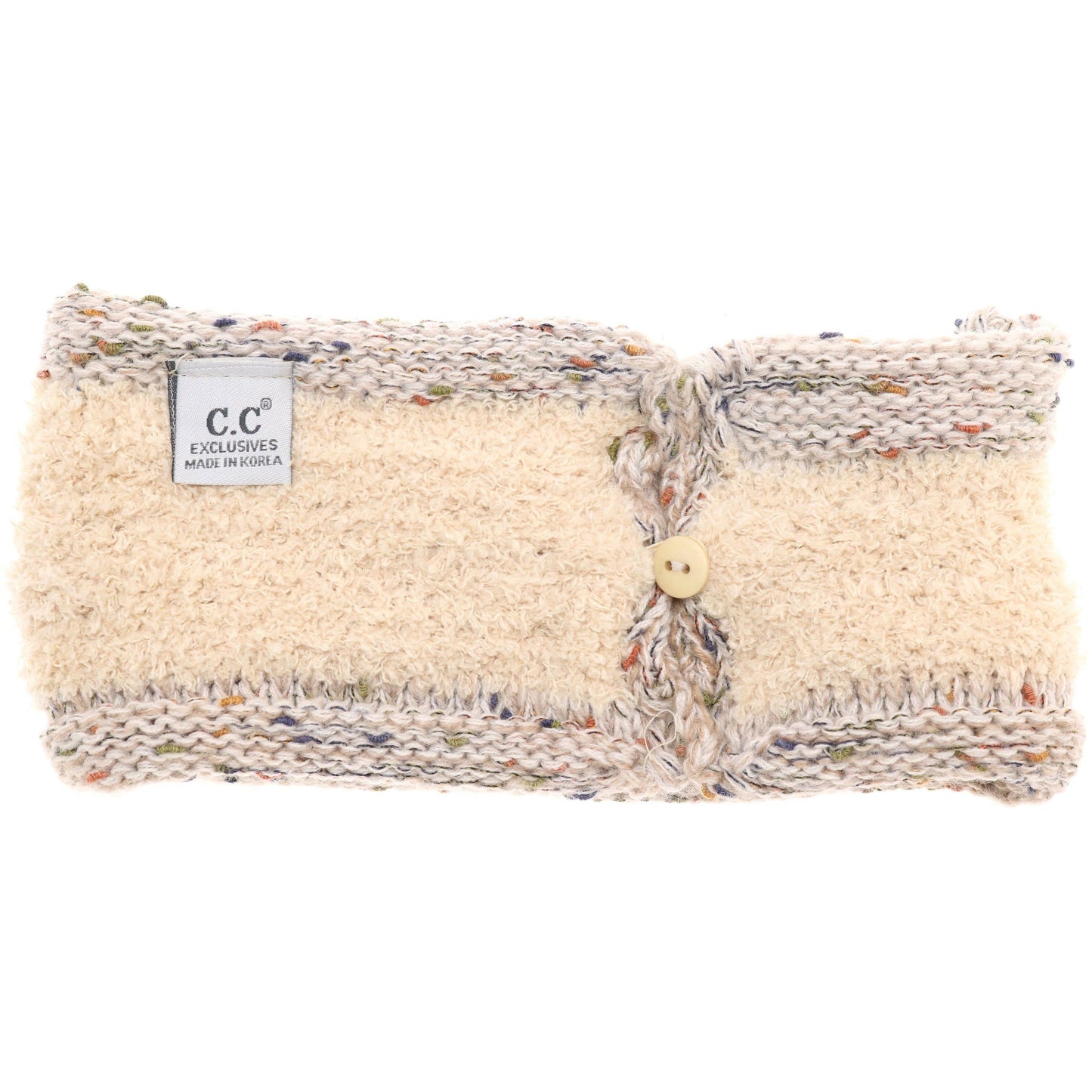 Ombre Ribbed Flecked Women's Fashion Ponytail Headband