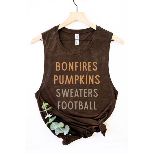 PUMPKINS FOOTBALL MINERAL GRAPHIC TANK TOP